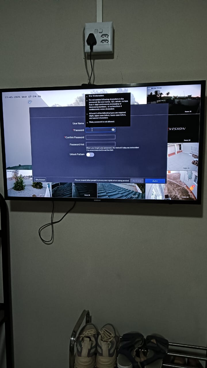 CCTV installation